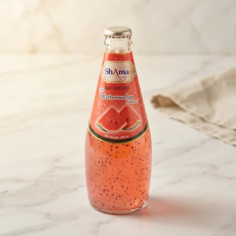 SHAMA BASIL SEED DRINK (WATERMELON)